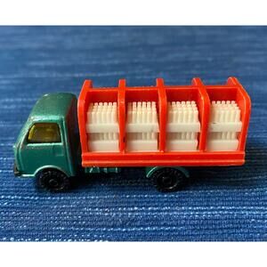 Vtg Beer Soda Bottle Carrier Transport Truck Diecast SM Hong Kong 1980's 15B
